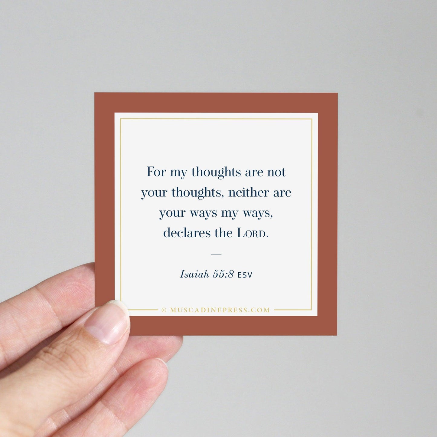 Scripture Mirror Cling