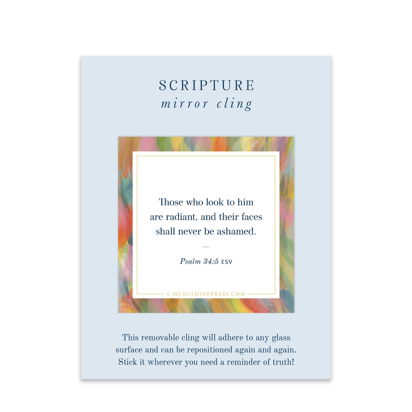 Scripture Mirror Cling