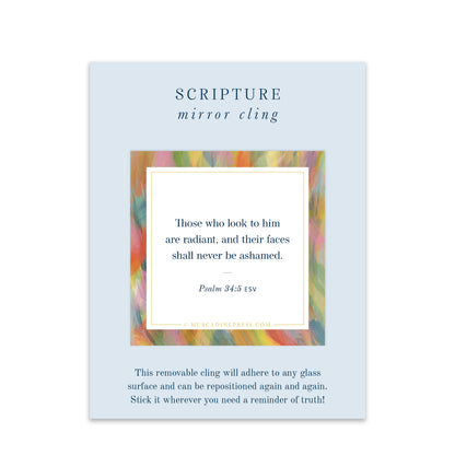 Scripture Mirror Cling