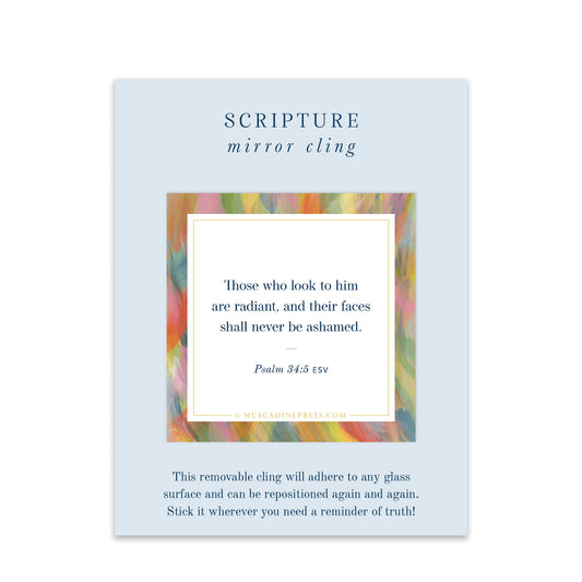 Scripture Mirror Cling