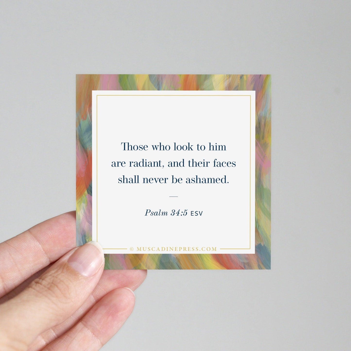 Scripture Mirror Cling