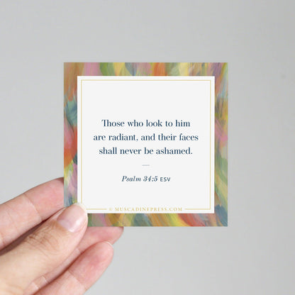 Scripture Mirror Cling