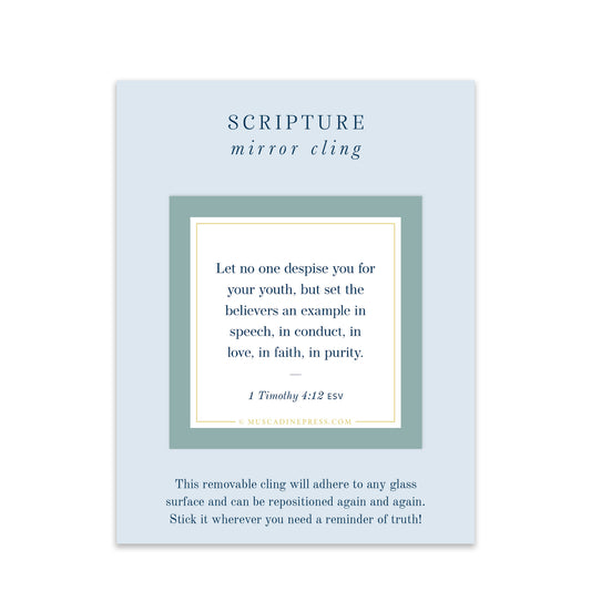 Scripture Mirror Cling