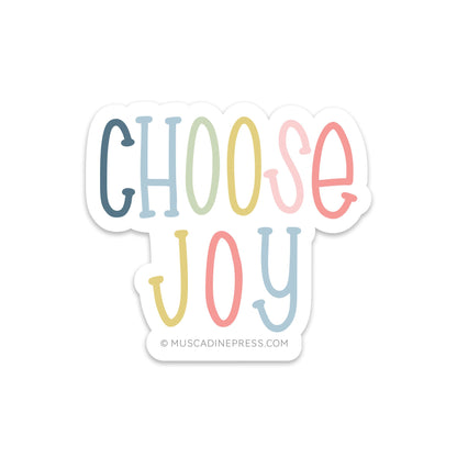 Inspirational Christian Sticker, Choose Joy