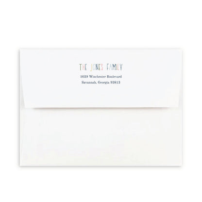 Return Address Printing