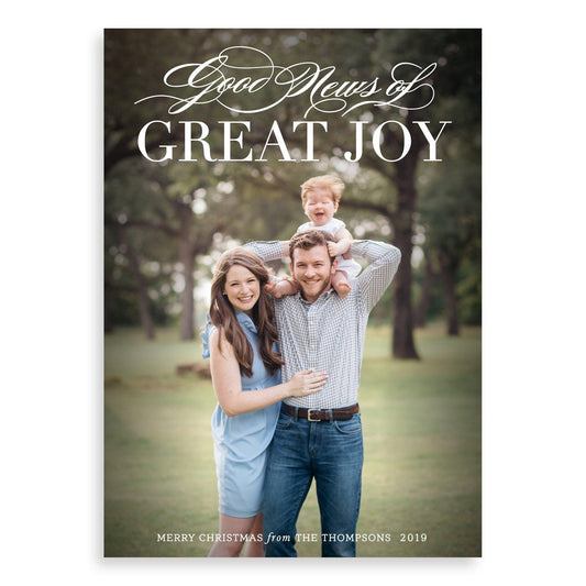 Good News of Great Joy Christmas Cards