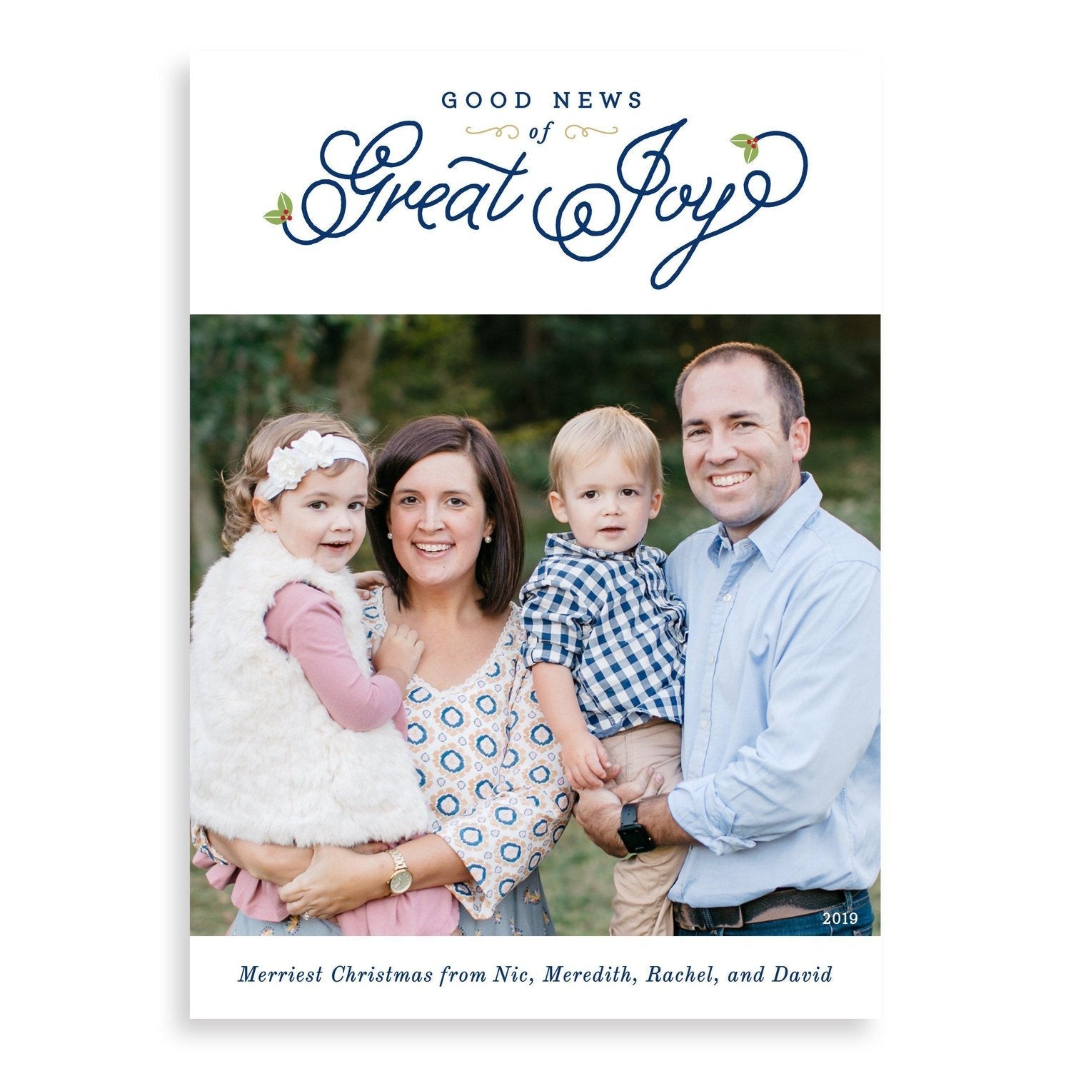 Good News of Great Joy | Christian Christmas Cards from Muscadine Press
