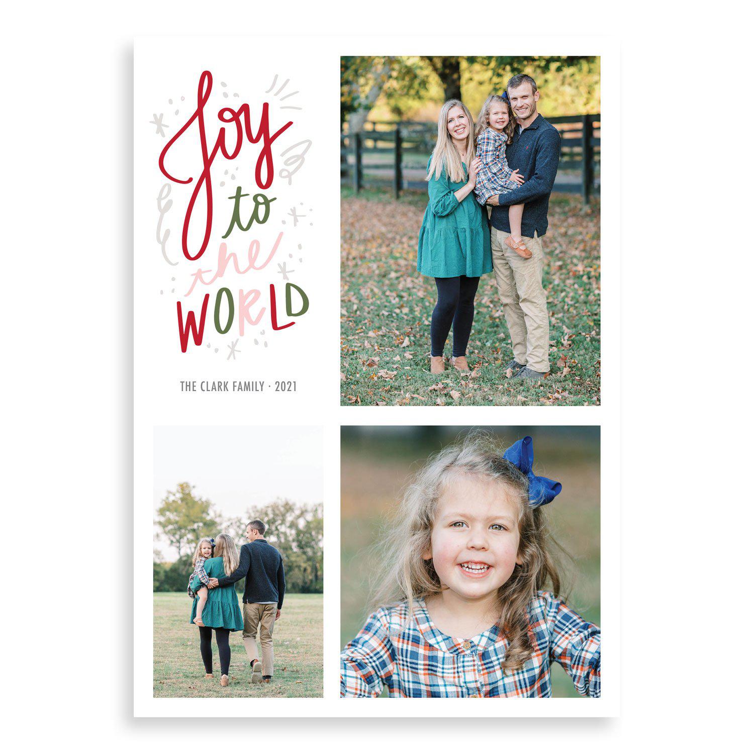 Joy to the World Christmas Cards