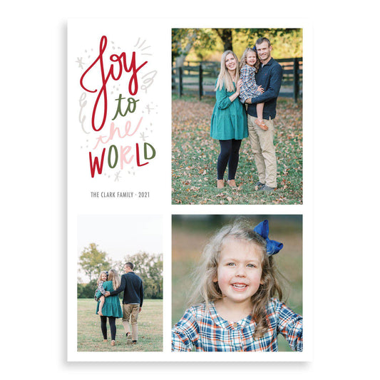 Joy to the World Christmas Cards