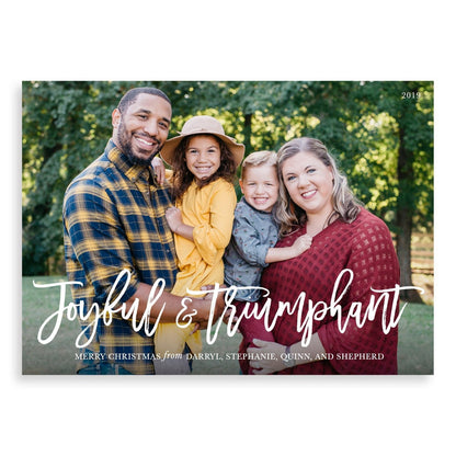Joyful & Triumphant Christmas Cards