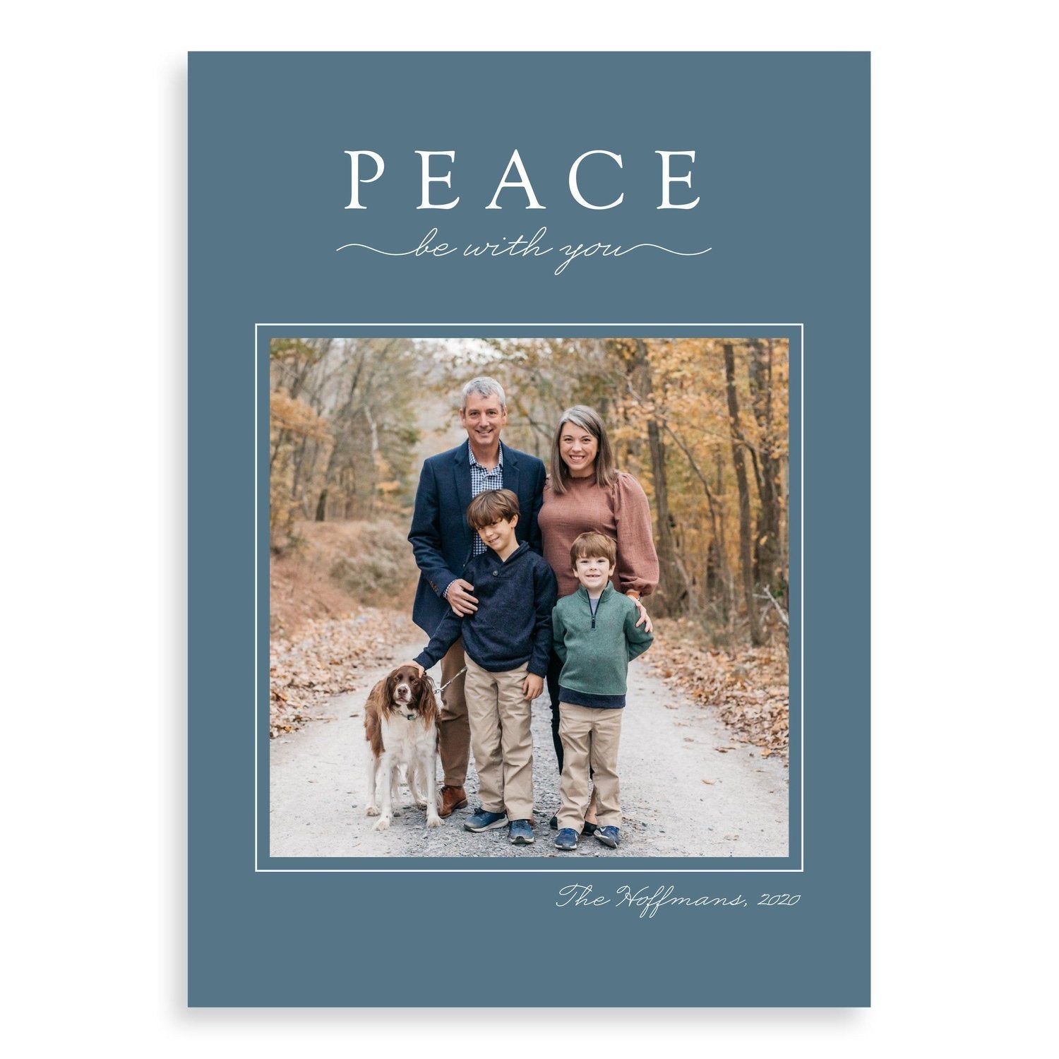Peace Be With You Religious Christmas Cards from Muscadine Press