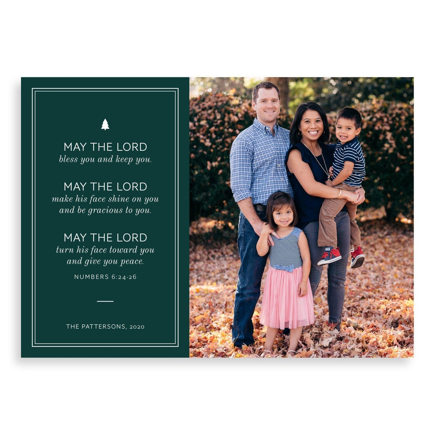 May the Lord Bless You and Keep You | Christmas Cards