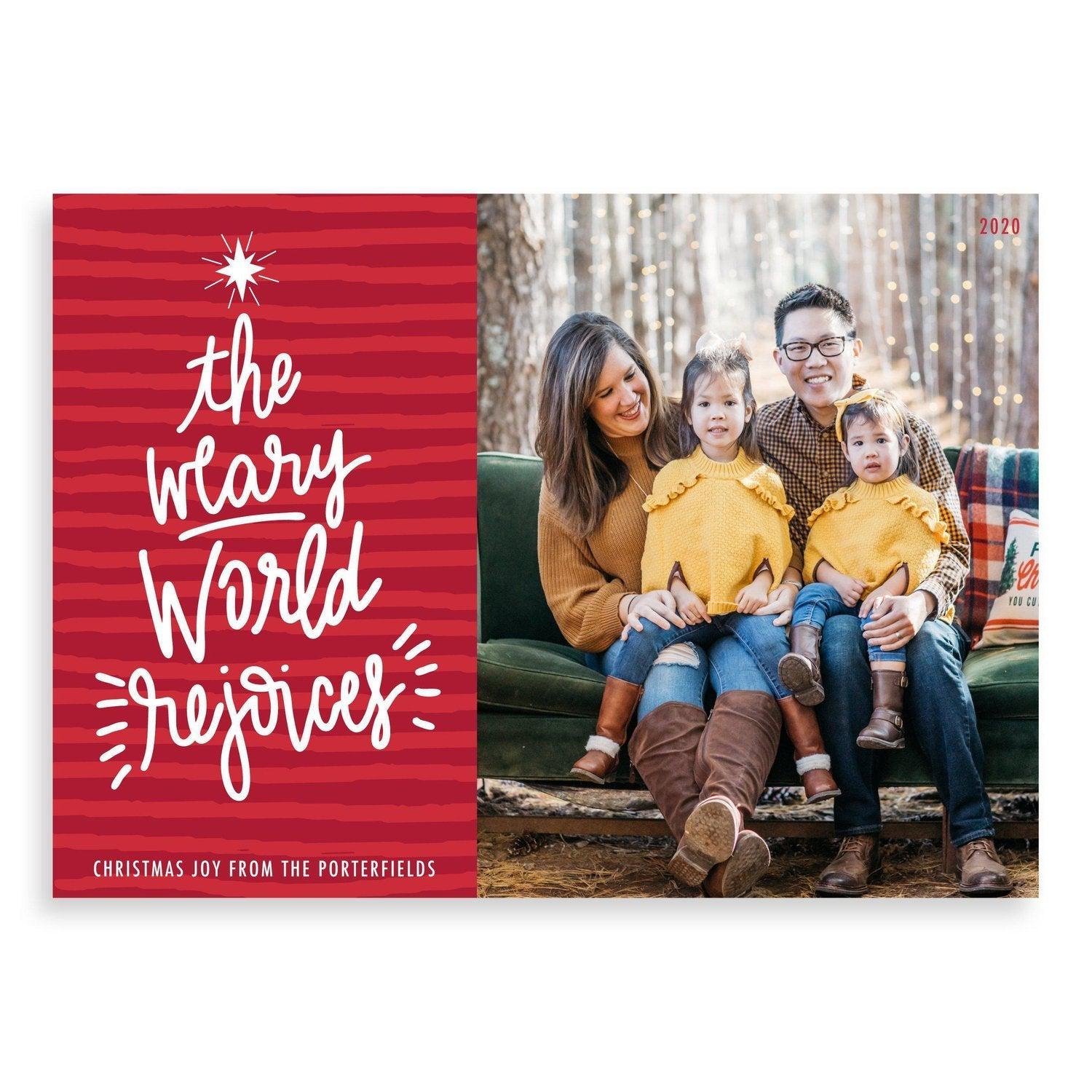The Weary World Rejoices Christmas Cards